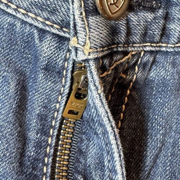 Ariat M4 Gulch Relaxed Boot Cut Jeans Men 36x36 Blue Cotton - Picture 9 of 16